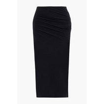 HELMUT LANG 헬무트 랭 Gathered stretch-jersey 미디 skirt154958