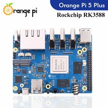 핫딜 박격포메인보드 오렌지 파이 5 플러스 싱글 보드 컴퓨터 RK3588 PCIE 모듈 외장 Wifi6BT5.0 SSD 안드로이드 데비안 OS 실행 8GB RAM