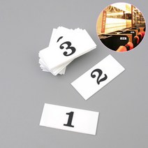 식당 락커룸 PC방 피시방 사각 테이블 번호 숫자판
