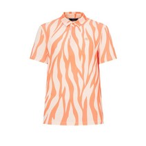 22SS [SUMMER PATTERN]오렌지 시즌패턴 반팔 카라 티셔츠 HUTS2B471O3