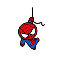 거미맨 자동차 스티커 스크래치 방지 차량용스티커, 거미맨-R