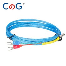 온도측정 온도측정기 적외선온도계 온습도계 cg 3mm 40mm 1m 2m 3m 5m 프로브 유형 프로브 열전쌍 k j 산업용 온도 컨트롤러 용 온도 센서 케이블 호환, k 유형 4m