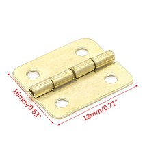 주방 상부장 하부장 싱크대 캐비닛 10x 부엌 문 4 구멍 서랍 경첩 보석 상자 가구 18x16mm 셀프인테리어, 한개옵션0