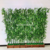 대나무 파티션 가벽 테라스 발코니 옥상 가림막 일식집 초밥지 입구 파티션 병풍 야외온천, 50cm 받침대 +1.8m 대나무 8개