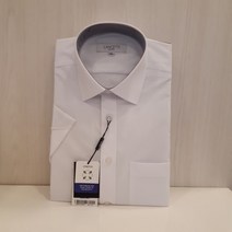 란체티 구김 없는 !! 일반핏 화이트 반팔셔츠 LSM2337WH