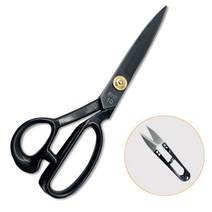 다스몰 블랙 재단가위 원단가위, 10인치, 1개