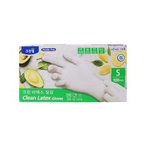 크린랩 크린 라텍스장갑 (소) 100매, 상세페이지 참조, 상세페이지 참조, 1개