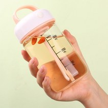 주안베이 9594F709 자동 텀블러 쉐이커 컵, 핑크 500ml (배터리 모델)