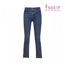 [숲(SOUP)] 프린팅 포인트 슬림 데님 팬츠(SW4DP84)