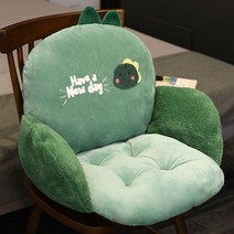 사무실의자 패드방석 등쿠션 일체 등받이 힙커버 힙가드 두꺼운 스툴 침상 쌀 2765631255, 점장추우천반포위수건수놓다다판55*40*40