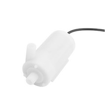 잠수정 펌프 소형 초 저소음 DC 3/5V USB 워터 펌프 미니 수족관 분수 1 미터 라인 저소음 브러시리스 모터, 하얀색