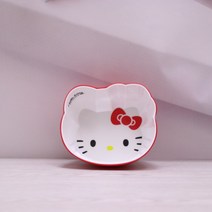 헬로키티 캐릭터 멜라민 친환경 접시 어린이 예쁜 그릇 과일 케익 미니 접시 아동 식기 세트, H