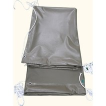 화물차 호로 타포린PVC 방수포, 초록색