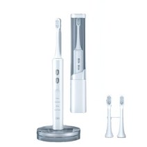 가성비전기 칫솔 DA 지능형 유도 무선 방수 음파 마그네틱 서스펜션 성인 어린이, 03 White With UV Cup