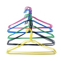 철사 코팅 세탁소옷걸이, 세탁소(검정)1개