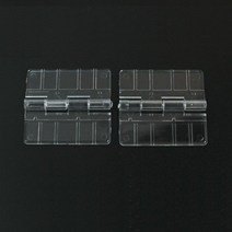 오너클랜 아크릴경첩(중) Y2002 (2개입) 아크릴부속용품, 단일
