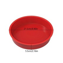 다이소 빵틀 집에서떡만들기 수제양갱 푸딩 다쿠아즈 마들렌 왕얼음 바크초콜릿몰드 핑거쿠키 화과자도구 다식 강정 미니파운드 식빵 쿠키 카스텔라 실리콘 비누몰드 얼음트레이 별모양 식빵, 8인치 레드