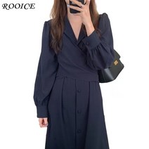 루이스 고퀄리티 원피스 스트링 여성 롱원피스 춘추용