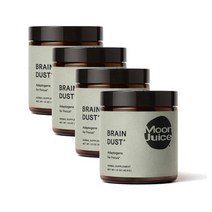 문 주스 브레인 더스트 노루궁뎅이버섯 마카 황기 아슈와간다 징코 분말 42 5g MOON JUICE Brain Dust, 4개