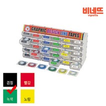 마스킹테이프 1MM 녹색 라인마스킹테이프 실링테이프 건축테이프