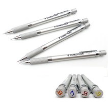 [조한스토어] 스테들러 고급 샤프 925 25 실버 바디 필기 제도, 1개, 0.5mm