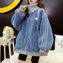 가을겨울 아우터 점퍼 스마일 집업