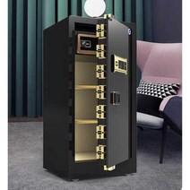 지문 문서 도난 방지 대형 금고 비밀 대용량 가정 캐비넷 전자 스토리지, 09 70cm 갈색 지문 암호 키(원격인증)