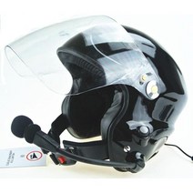 패러글라이딩장비 소음 차단 헤드셋 파라 모터 헬멧 EN996 인증 파워 패러 글라이딩 6.3/5.2 GA 플러그, 03 black_03 61 62cm XL