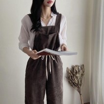 byrouge 골덴멜빵팬츠 1062901 BOTTOM 멜빵청바지 스트레이트 베이지 Beige