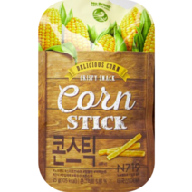 노브랜드 콘스틱스낵 6입(고소한 맛과향/옥수수과자/추억/짭짤/스틱과자/간식/과자/안주/간편), 단품