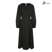 JJ지고트 백 밴딩 핀턱 코튼 원피스 GM3P0OPW4