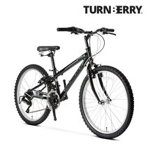 턴베리 M24 21단 24인치 MTB 자전거 초등학생 어린이자전거 어린이선물, 민트, 미조립
