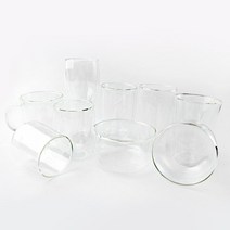 엘림 이중 유리컵 9종 모음, 상세설명 참조, 02.이중글라스 (0314) 이중유리컵 525ml