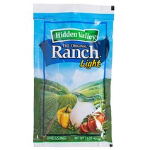 미국 히든밸리 라이트 랜치 드레싱 Hidden Valley Light Ranch Dressing 1.5oz 84개