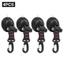 자동차 후크 견인 고리 차 견인장치 4pcs 텐트 흡입 컵 버클 사이드 라운드삼각형 천막 앵커 야외 캠핑 텐트 빨판 앵커 고정, 협력사, e