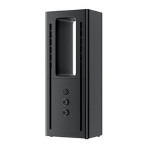 700W 유행 데스크탑 PTC 팬 히터 블레이드리스 냉각 및 난방 휴대용 홈 오피스 워머 미국 EU JP 전기 공간, [01] Black, [03] JP, 03 JP