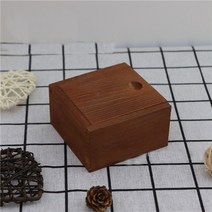 주얼리 보관함 나무 상자 미완성 된 스토리지 박스 슬라이드 상단 자연 Candlenut 카드 키퍼 보석 저장소 및 홈 장식, 02 Brown