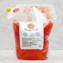 수제청 자몽청 500g 알갱이x1 파우치포장, 단품