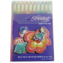겔리롤 젤펜 스타더스트 1.0mm 10색세트 펄 젤잉크 볼펜-C2503, 본상품선택