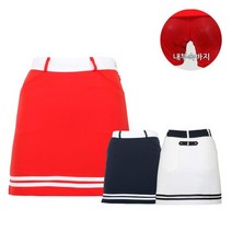 비엠유골프 여성용 밑단 두줄 포인트 스커트 ASBU4068
