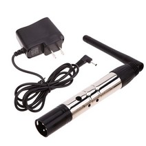 1인방송 라이브장비 Lixada-2.4G Ism Dmx 512 무선 남성 Xlr 송신기 무대 조명 파 파티 안테나 수신기, 09 Male EU Plug Silver