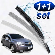 올란도 와이퍼 600 450mm 세트 더프라임 리필 고무 순정 하이브리드