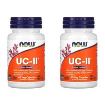 1+1 나우푸드 콜라겐 UCII 60베지캡슐 2개, 1개, 기본