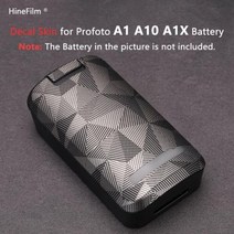 저무리 Profoto A1X / A10 오프 카메라 키트 플래시 데칼 스킨 스피드 라이트 프로텍터 워프 커버 Air Remote TTL 필름 스티커, 19 Bettery Skin