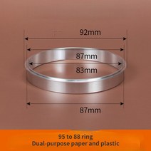 컵실링기 90/95 구경 컵 실러 알루미늄 링 라운드 밀크 티 자동 수동 밀봉 기계 스틸 부품 1 피스, [03] C, 1개