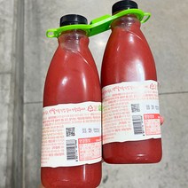 풀무원 4fecostco32 아임리얼 딸기주스 700ML X 2, 아이스보냉백포장