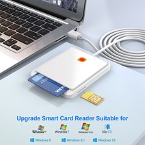 카드리더기 usb sd card 뜨거운 판매 USB 2.0 스마트 카드 리더 메모리 ID 은행 SIM, 한개옵션0