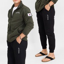 ROKAF 기모 로카프 공군 조거팬츠 검정 군인 군용 로카바지 츄리닝