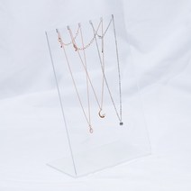 L자형 목걸이 거치대 진열대 팔찌 정리대, 라지, 1개
