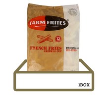 팜프리츠 크링클컷 2kg(줄무늬감자)6봉 1박스